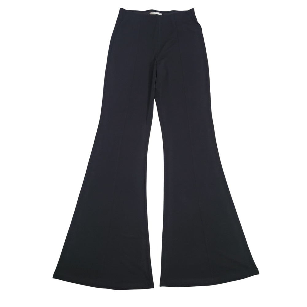 Band of the Free XS Stacey Pants Womens Black High Rise Flare Front Seam NEW